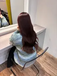 【高発色イルミナカラー💖暖色系ワンカラー🍒】