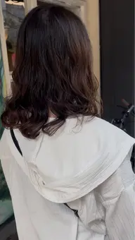 カット+パーマ　※ショートNG