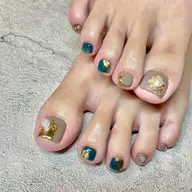 当店オフ込みFOOT持ち込みデザインネイル150分(他店オフ代別途追加)