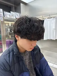 【メンズ】 カット シャドウパーマ ＊ケアパーマ