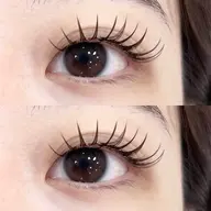 フラットラッシュ100本オフ込🤍韓国風束感仕上げᰔᩚ LED+¥1500