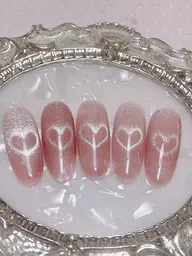 大人気ハートマグネットorチークネイル