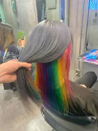 (ブリーチ無し)🦄インナーユニコーンカラー🦄(すでにブリーチベースのある方)3色まで