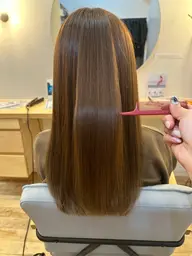 カット＋微還元ストレート！とても自然な仕上がりになるのでおすすめです♪※最終受付15:00