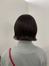 『ボブ』カット+ワンカラー