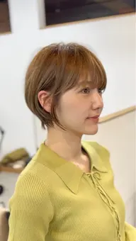 【ショート・ボブ限定】　前髪パーマ＋似合わせカット💛