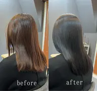 *酸性ストレート×カラー*【髪質改善カラー+アミノ式美髪酸性縮毛矯正+アミノ酸髪質改善トリートメント+集中補修TR】