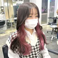 カット+イヤリングカラー+トリートメント