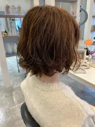 レディースカット×パーマ