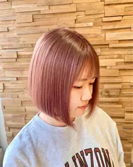 【ケアブリーチ】FIBRE PLEXブリーチ&艶カラー & ハホニコTr