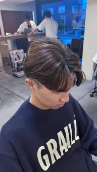 『🔥メンズ限定🔥』カット+🌀ニュアンスパーマ🌀+髪質改善トリートメント