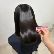 🤍 縮毛矯正 + カット(5cm以上カット) + 1stepトリートメント ⟡.·