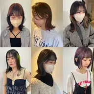 【インナーブリーチ ＋ 全体カラー】大人気🌈🎵✨インナーカラー/イヤリングカラー/フェイスフレーミング