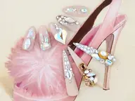 【オフ込】ビジューパーツ盛り10本全部し放題コース【画像持ち込みOK】