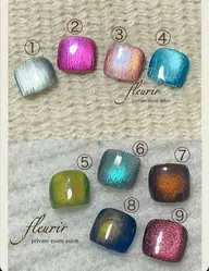 【フット🐾マグネットワンカラー:オフ別途追加】9色から1色選択可能。華やかな春夏の新色！ メニュー詳細を確認願います。