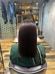 グレーカラー（白髪染め）+トリートメント　ミディアムヘア