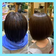 前髪のクセが気になる方へ『カット✂️＋部分ストレート💎＋トリートメント🧴』