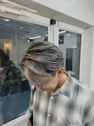 ✨【10〜30代メンズ限定】✨カット+バレイヤージュ/ハイライト+1ステップトリートメント(ミニモ学割/韓国/メッシュ)
