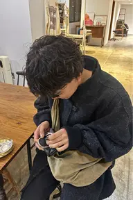 【メンズ】カット&パーマ（当日トリートメント追加⭕️）（営業時間外限定メニュー）