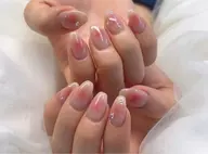 【オフ無し】⚜️チークネイル(ハンド)