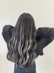 カット＋シールエクステ16本【インナー＋ハイライトなど】