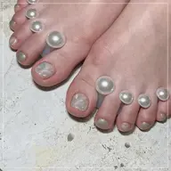 👡フットネイル🐾 【🧡デザインフリーやり放題💙】 フットバスつき🛁