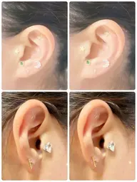 【耳つぼセット】ジェルハンドワンカラーorラメグラ＋耳つぼお試しセット¥4,230