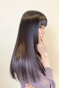 【金沢*初登場♪】髪質改善矯正ストレート+デザインカット+髪質改善Tr