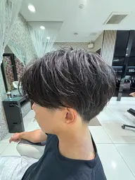 メンズ限定 カット+ナチュラルケアパーマ