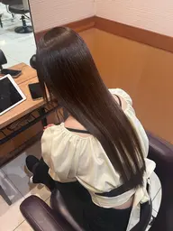 [ サラサラな艶髪に🫧 ] 業界最新縮毛矯正 + カット + トリートメント