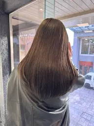 ✨フルコース✨【1日で綺麗な髪を】🌙カット➕酸性ストレート➕透明感カラー➕システム3step トリートメント🍃
