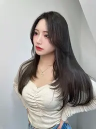 【🇨🇳上海仕込みワンホンレイヤー】カット+高保湿トリートメント（レイヤーカット/ワンホン/韓国）