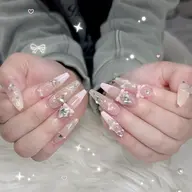 🍒持ち込みoK）チップ長さ出し10本＋アートやり放題＋パーツつけ放題Vipコース🌷人気No1