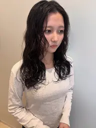 【1月平日限定】カット+コテ巻き風パーマ🤎