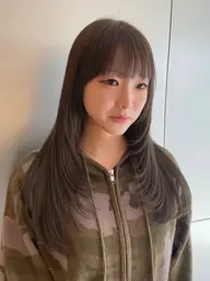 🪞骨格矯正カット✄+高発色カラー🌹(シャンプーブロー込み)