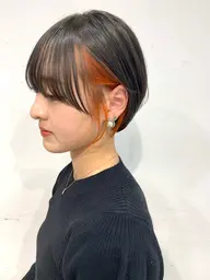 【❄️超極小ダメージ❄️ケアブリーチ】デザインカラー＋つやつやインナーカラー✨