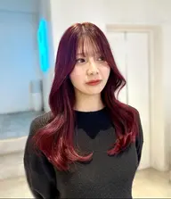 【ミニモ学割】赤系暖色ダブルカラー🦀【メンズ◎】