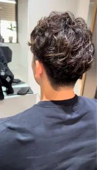 メンズ限定　カット➕ハイライトカラー