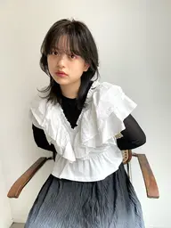 全員OK🙆🏻♀️似合わせカット+透明感カラー/13500✨