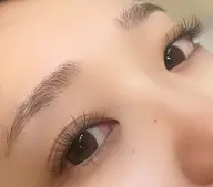 フラットラッシュ☆ブラウンカラーエクステつけ放題☆