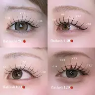 【その場で次回予約限定♡】フラットラッシュ120本💎✨