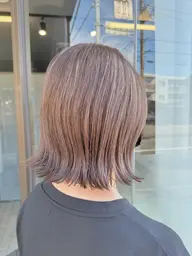 全頭ハイライト+カラー+カット【Finch】