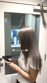 🎀全頭ブリーチカラー+フルカラー+保湿トリートメント