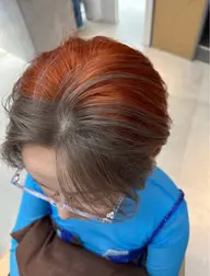 ブリーチカラー✨ケアブリーチ使用wカラー＋似合せカット＋3step保湿トリートメント✨