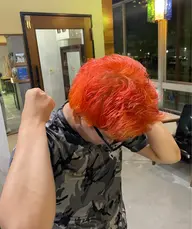 w color （ブリーチ＋オンカラー）＋TR