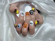 ジェルネイル10本デザイン、持ち込みデザイン可能(アニメNG ) 店頭にあるつけ放題 10980=>9850¥