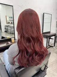 【👒4月限定💗】🍒ツヤ髪ケアカラー🌹➕髪質改善トリートメント➕marbb付き️🫧