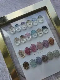 【ミニモ限定】フットラメ・フラッシュネイル(オフ・丁寧ケア込)パーツ¥100~