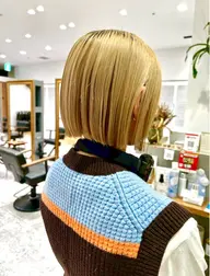 🍎カラーモデル🍎ブリーチありダブルカラー🦋⸝꙳➕クイックトリートメント🧴🫧