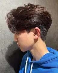 【人気✨】骨格補正カット＋ニュアンスパーマ   U25⚠️センターパート・マッシュ限定